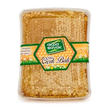 Akpa Şavak Petekli Çiçek Balı (700 gr)