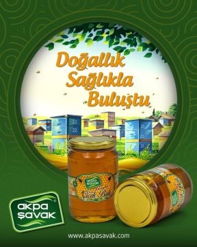 Akpa Şavak Süzme Çiçek Balı (Şekersiz) 500 gr