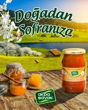 Akpa Şavak Süzme Çiçek Balı (Şekersiz) 950 gr