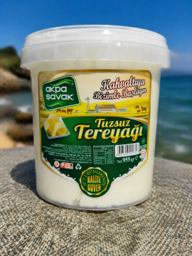 Doğal Tereyağı (Tuzsuz) Net:955 gr