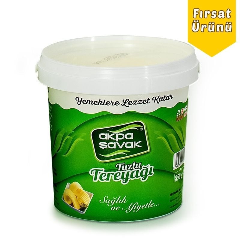 Akpa Şavak Doğal Tereyağı (Tuzlu) Net: 850 gr