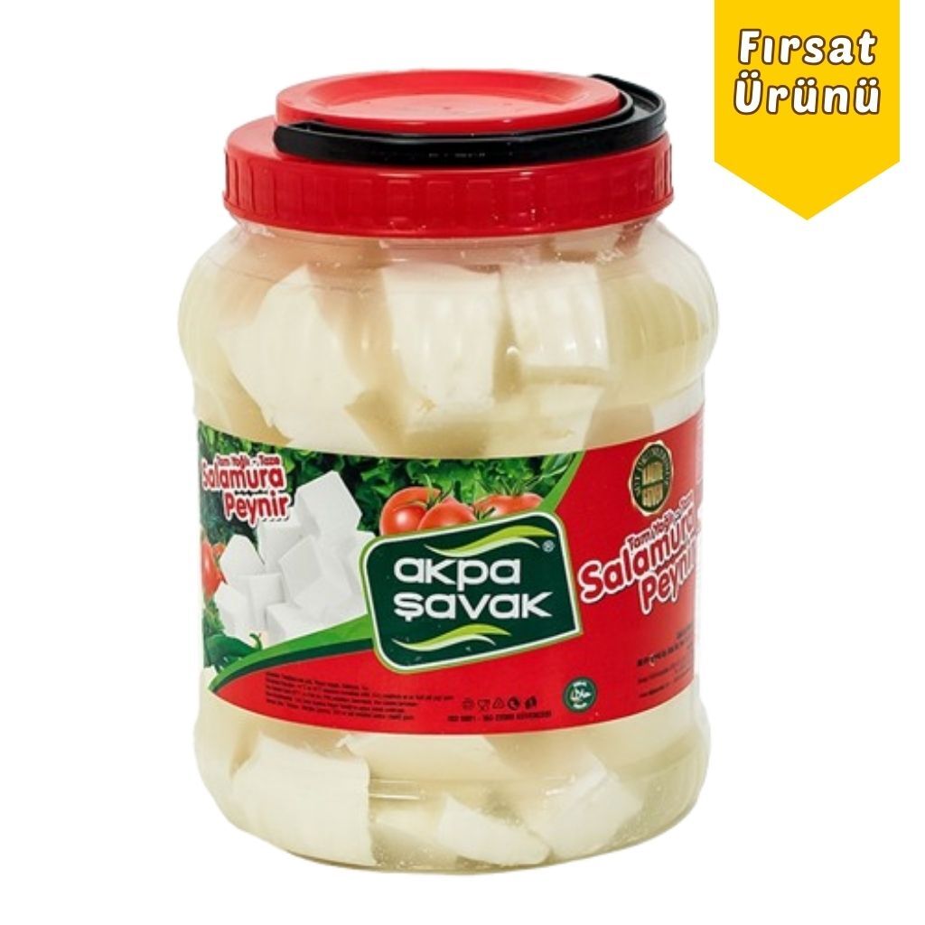 Akpa Şavak Salamura Peyniri (Brüt:2,7 kg Net:1,4 kg)