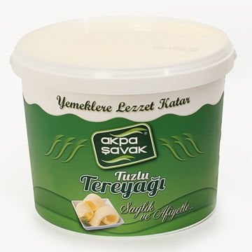 Akpa Şavak Doğal Tereyağı (Tuzlu) Net: 1900 gr