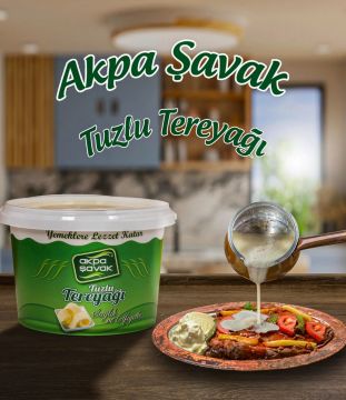 Akpa Şavak Doğal Tereyağı (Tuzlu) Net: 1900 gr