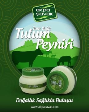 Akpa Şavak Tulum Peyniri Net (Brüt:500 gr Net:470 gr)