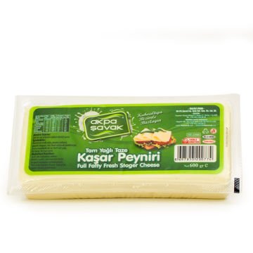 Akpa Şavak Tam Yağlı Kaşar Peyniri Net:600 gr