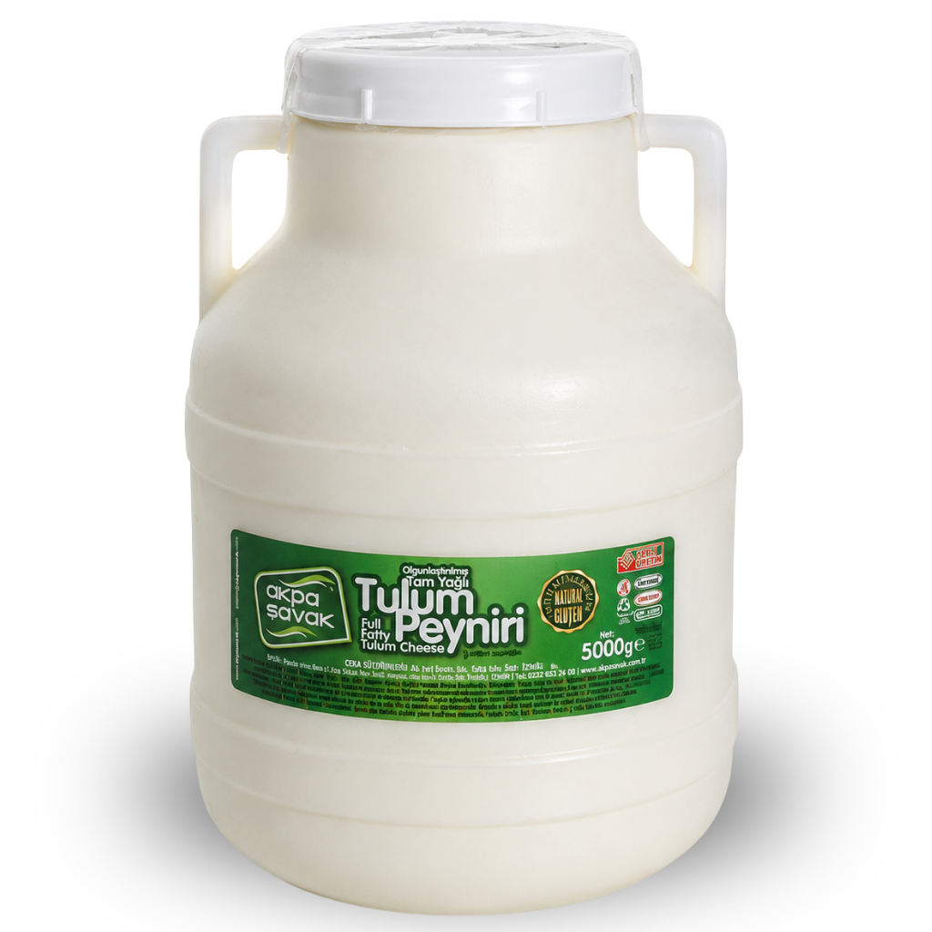 Akpa Şavak Tulum Peyniri 5 kg – Doğal, Katkısız, Tam Yağlı Koyun ve Keçi Sütünden