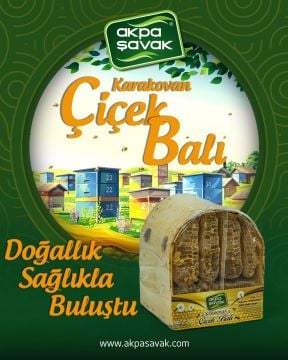 Akpa Şavak Karakovan Balı (1500 gr)