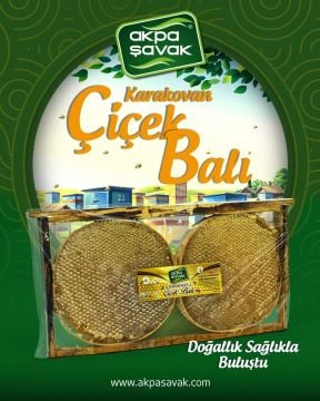 Akpa Şavak Karakovan Balı (1500 gr)