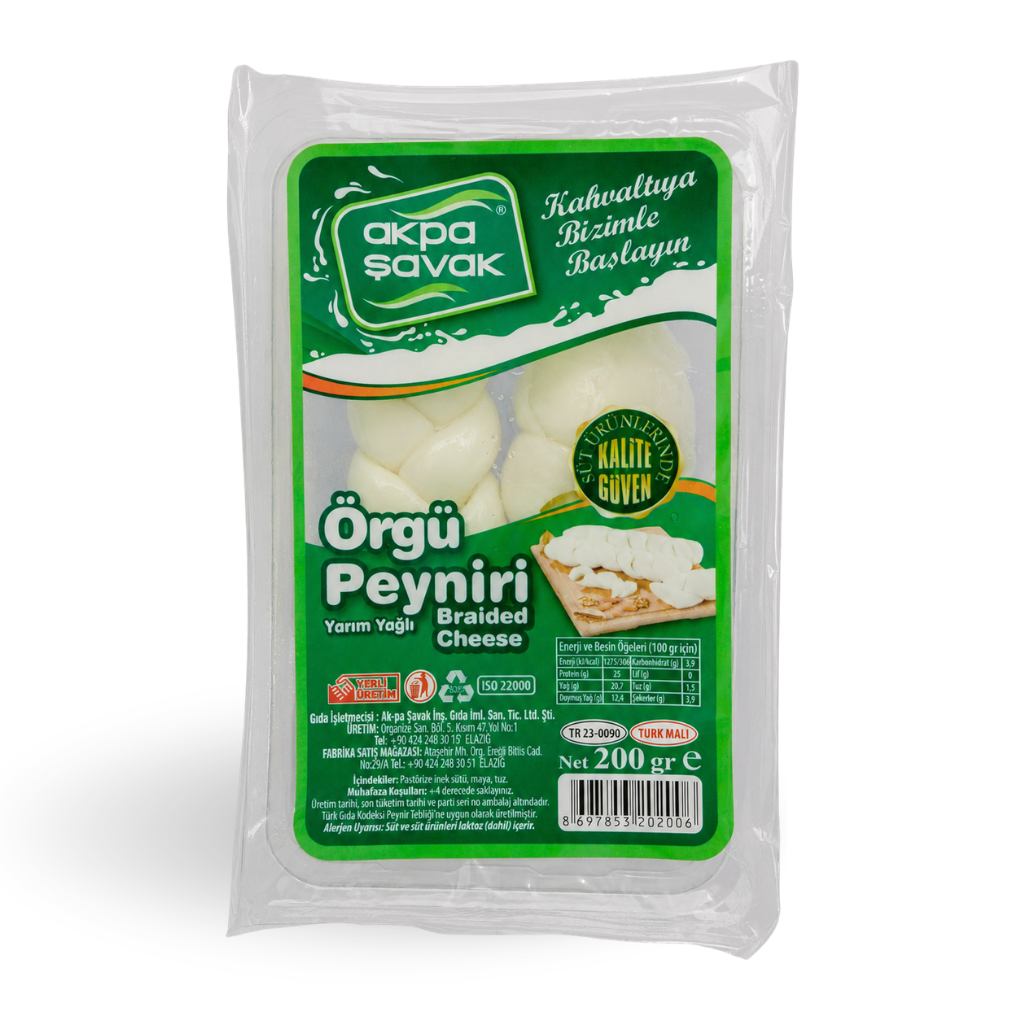 Akpa Şavak Örgü Peyniri Net: 200 gr