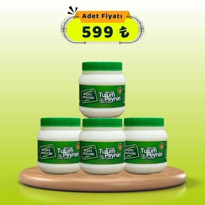 Dört Dörtlük Tulum Peyniri Paketi