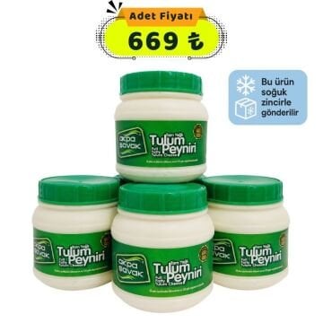 Dört Dörtlük Tulum Peyniri Paketi 4x820 gr | Doğal Tam Yağlı