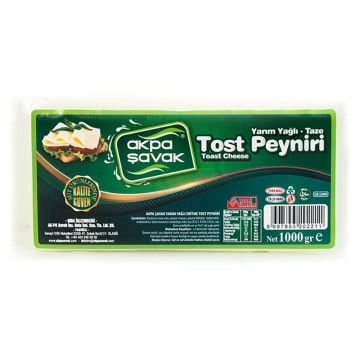 Akpa Şavak Taze Tost Peyniri (Net:1000 gr)