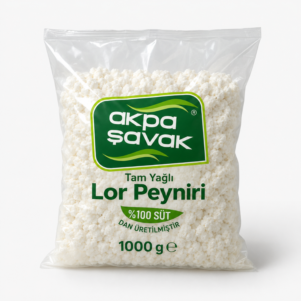 Akpa Şavak Tam Yağlı Lor Peyniri (Net:1 kg)