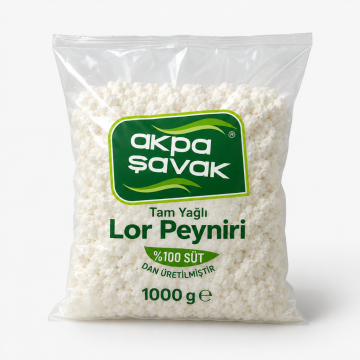 Akpa Şavak Tam Yağlı Lor Peyniri (Net:1 kg)