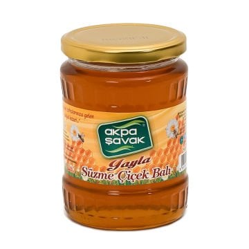 Akpa Şavak Süzme Çiçek Balı (Şekersiz) 720 gr