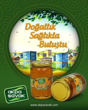 Akpa Şavak Süzme Çiçek Balı (Şekersiz) 720 gr