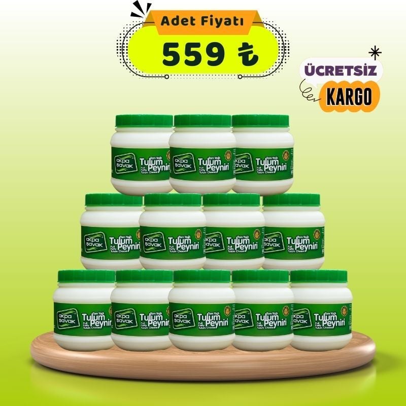 Muhteşem 12'li Tulum Peyniri Paketi