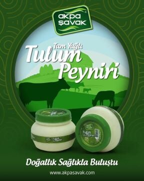 Akpa Şavak Tulum Peyniri Net (Brüt:410 gr Net:380 gr)