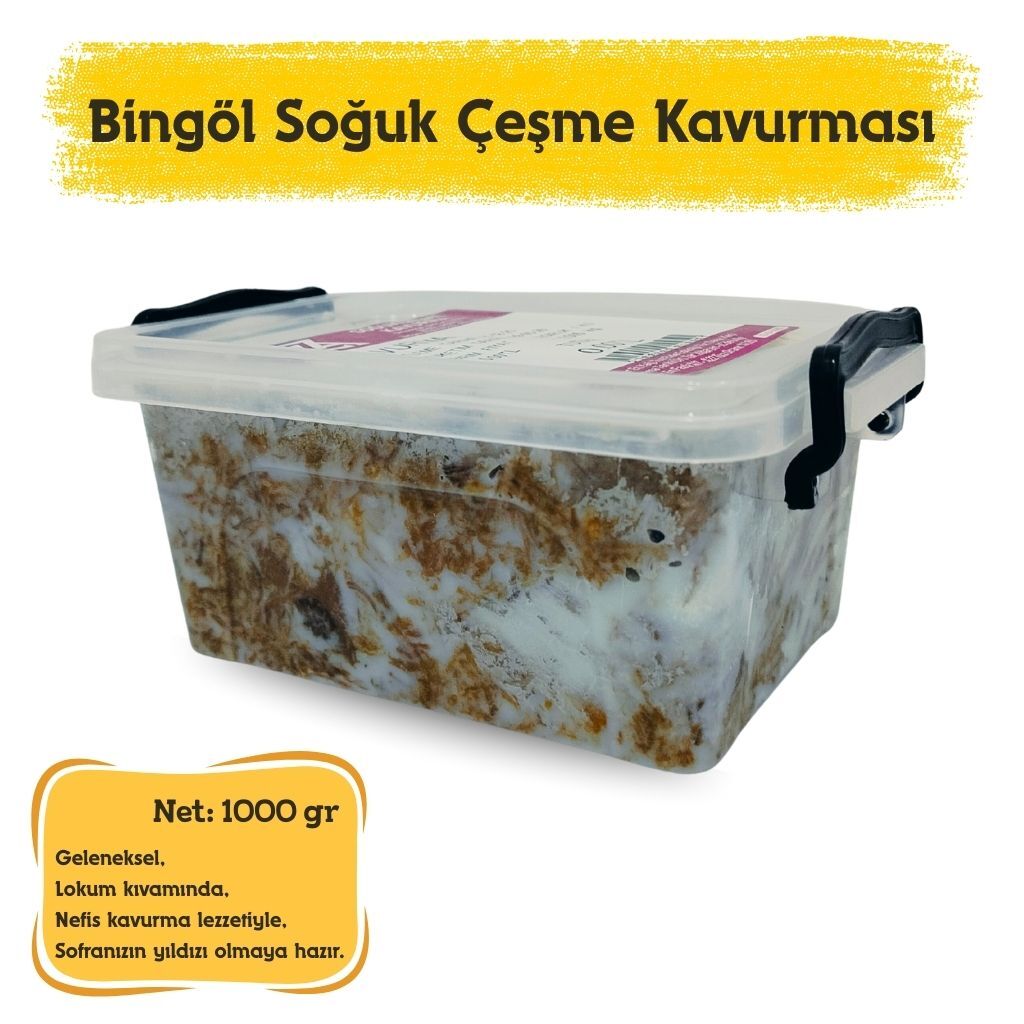 Bingöl Soğuk Çeşme Kavurması 1000 gr