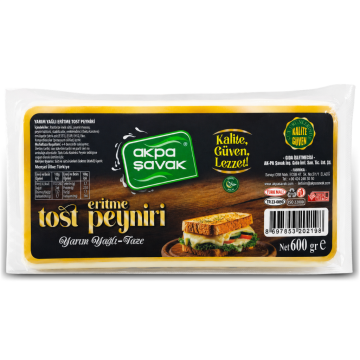 Akpa Şavak Taze Tost Peyniri Net: 600 gr