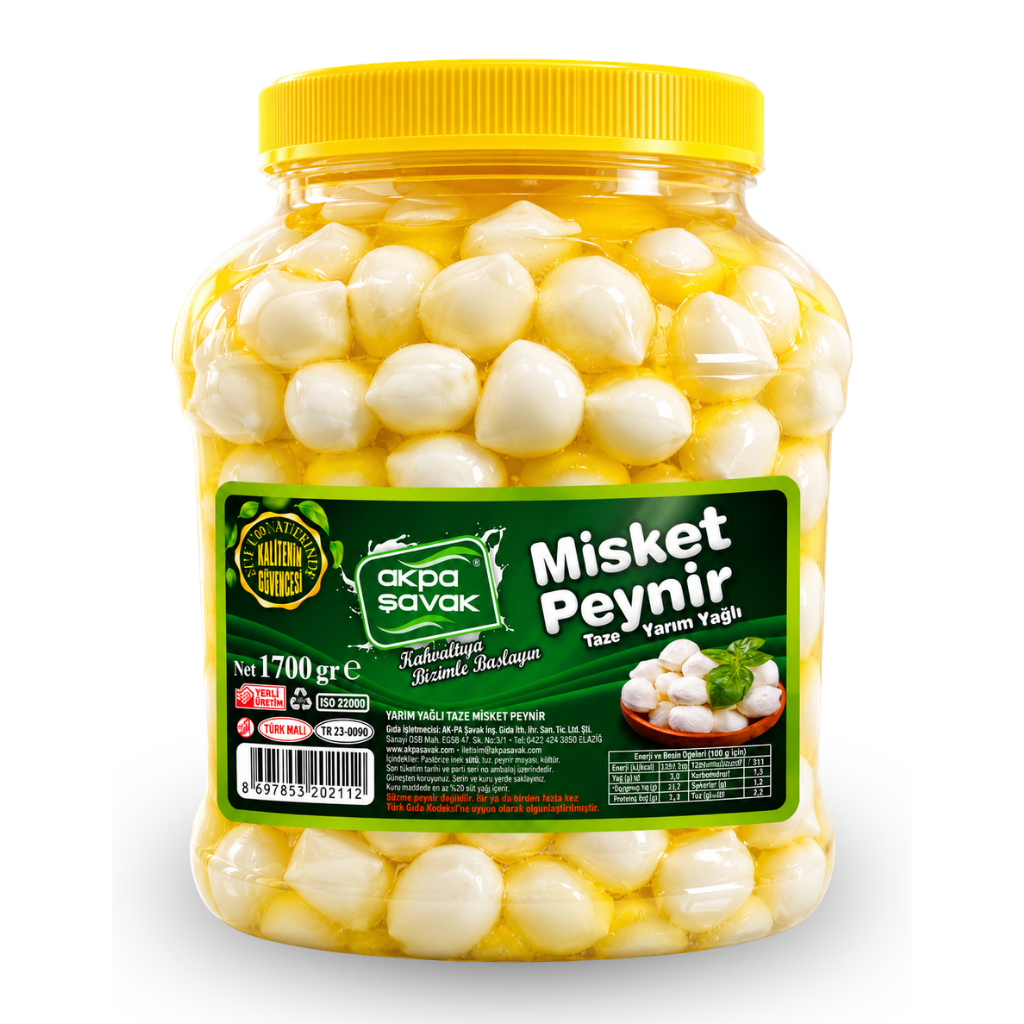 Akpa Şavak Misket Peyniri Net: 1700 gr